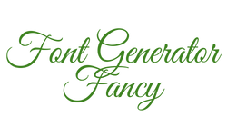 Font Generator Fancy